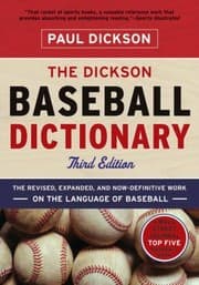 Tapa de The Dickson Baseball Dictionary