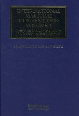 Tapa de International Maritime Conventions