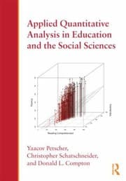 Tapa de Applied Quantitative Analysis In Education And The Social Sciences