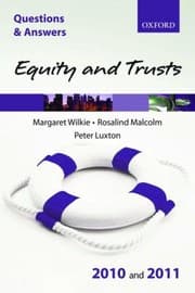 Tapa de Equity Trusts
Questions Answers Oxford