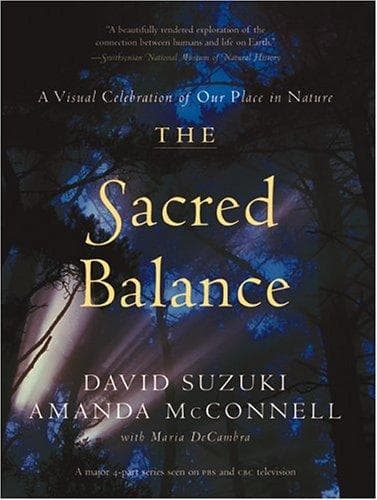 Tapa de The sacred balance