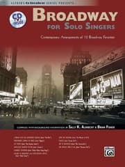Tapa de Broadway For Solo Singers Contemporary Arrangements Of 10 Broadway Favorites