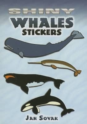 Tapa de Shiny Whales Stickers