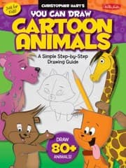 Tapa de You Can Draw Cartoon Animals A Simple Stepbystep Drawing Guide