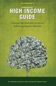 Tapa de Aftershocks High Income Guide Discover The Powerful Secrets To Achieving Superior Returns