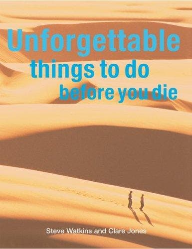 Tapa de Unforgettable things to do before you die