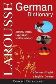 Tapa de Larousse Concise German Dictionary
            
                Larousse Concise Dictionary