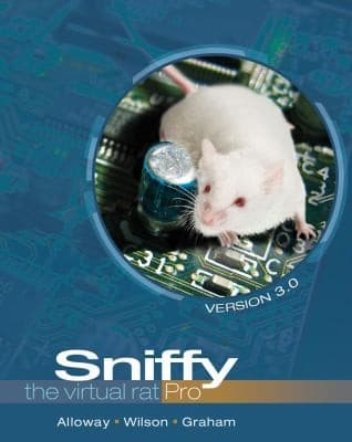 Tapa de Sniffy The Virtual Rat Pro Version 30 With Cd Rom