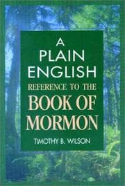 Tapa de A Plain English Reference to the Book of Mormon
