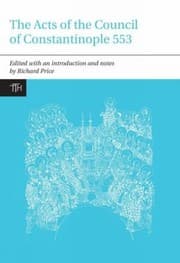 Tapa de The Acts Of The Council Of Constantinople Of 553 With Related Texts On The Three Chapters Controversy