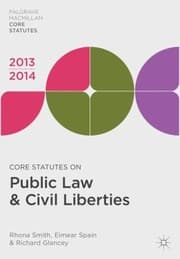 Tapa de Core Statutes on Public Law and Civil Liberties