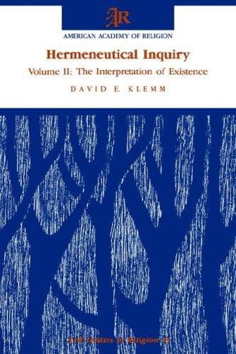 Tapa de Hermeneutical Inquiry: Volume 2