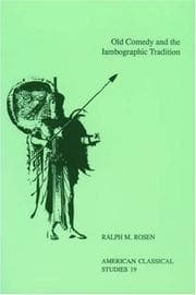 Tapa de Old Comedy and the Iambographic Tradition (Resources for Biblical Study)
