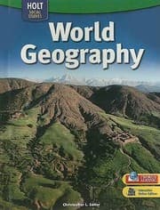 Tapa de World Geography
Holt Social Studies