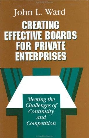 Tapa de Creating effective boards for private enterprises