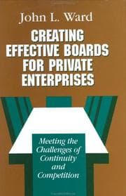 Tapa de Creating effective boards for private enterprises