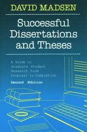 Tapa de Successful dissertations and theses