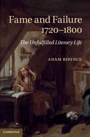 Tapa de Fame And Failure 17201800 The Unfulfilled Literary Life