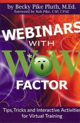 Tapa de Webinars With Wow Factor Tips Tricks Interactivities For Virtual Training