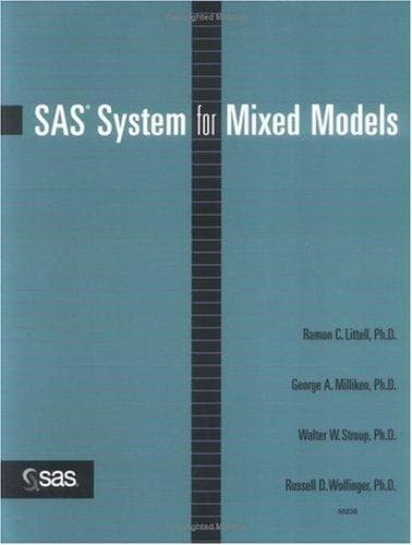Tapa de SAS system for mixed models