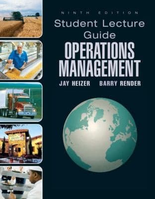 Tapa de Operations Management Student Lecture Guide