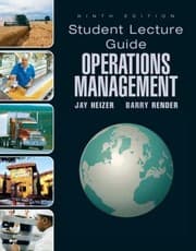 Tapa de Operations Management Student Lecture Guide