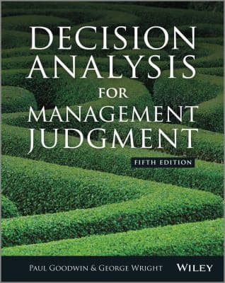 Tapa de Decision Analysis for Management Judgement