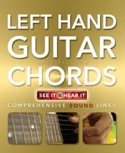 Tapa de Left Hand Guitar Chords Made Easy