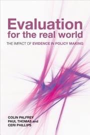 Tapa de Evaluation For The Real World The Impact Of Evidence In Policy Making