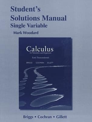 Tapa de Calculus For Scientists And Engineers Early Transcendentals Single Variable