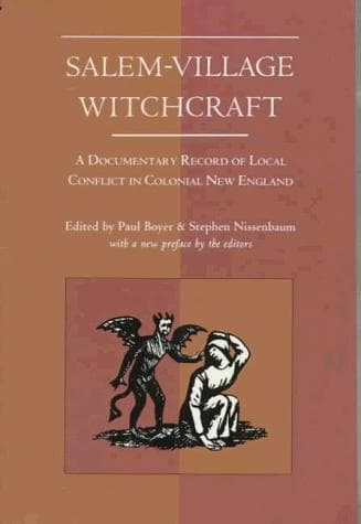 Tapa de Salem-Village Witchcraft