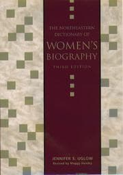 Tapa de The Northeastern dictionary of women's biography