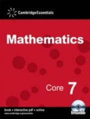 Tapa de Cambridge Essentials Mathematics Core 7 Pupils Book