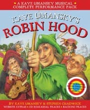 Tapa de Kaye Umanskys Robin Hood A Bowslinging Arrowtwanging Bullseye Of A Musical