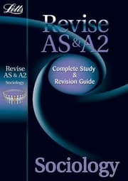 Tapa de Letts Revise As A2 Sociology Complete Study Revision