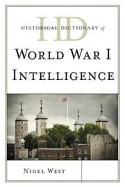 Tapa de Historical Dictionary Of World War I Intelligence