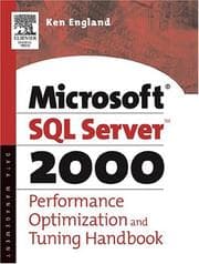 Tapa de Microsoft SQL Server 2000 Performance Optimization and Tuning Handbook