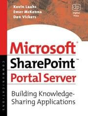 Tapa de Microsoft SharePoint portal server