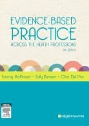 Tapa de Evidencebased Practice Across the Health Professions