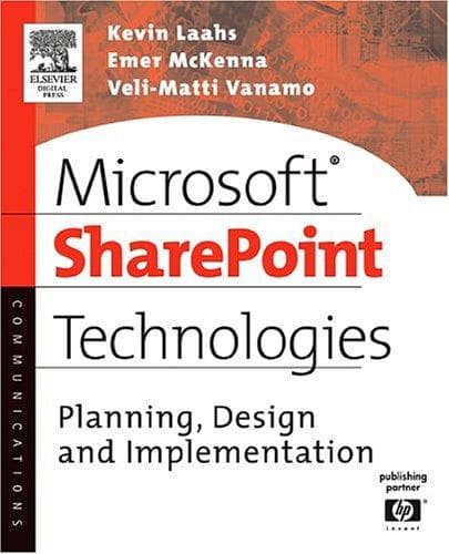 Tapa de Microsoft SharePoint technologies