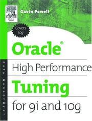 Tapa de Oracle High Performance Tuning for 9i and 10g