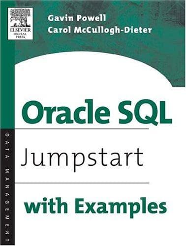 Tapa de Oracle SQL jumpstart with examples
