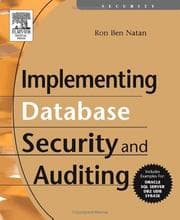 Tapa de Implementing database security and auditing