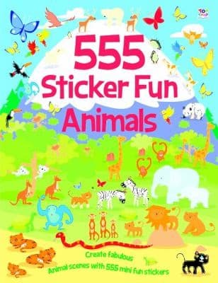 Tapa de 555 Sticker Fun Animals