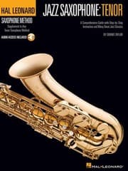 Tapa de Jazz Saxophone Tenor Hal Leonard Saxophone Method