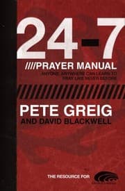 Tapa de The 247 Prayer Manual