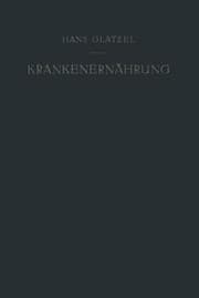 Tapa de Krankenernhrung Ein Ditetisches Lehrbuch