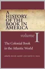 Tapa de A History Of The Book In America