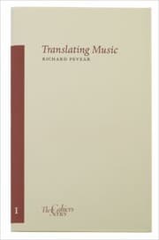 Tapa de Translating Music