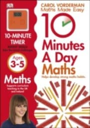Tapa de 10 Minutes a Day Maths Ages 35
